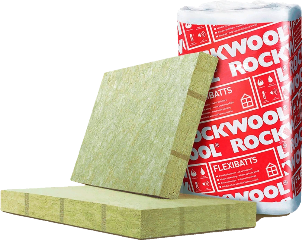 Tilbud på Stenuld - Flexibatt 37 (Rockwool) fra Bygma til 26,95 kr.