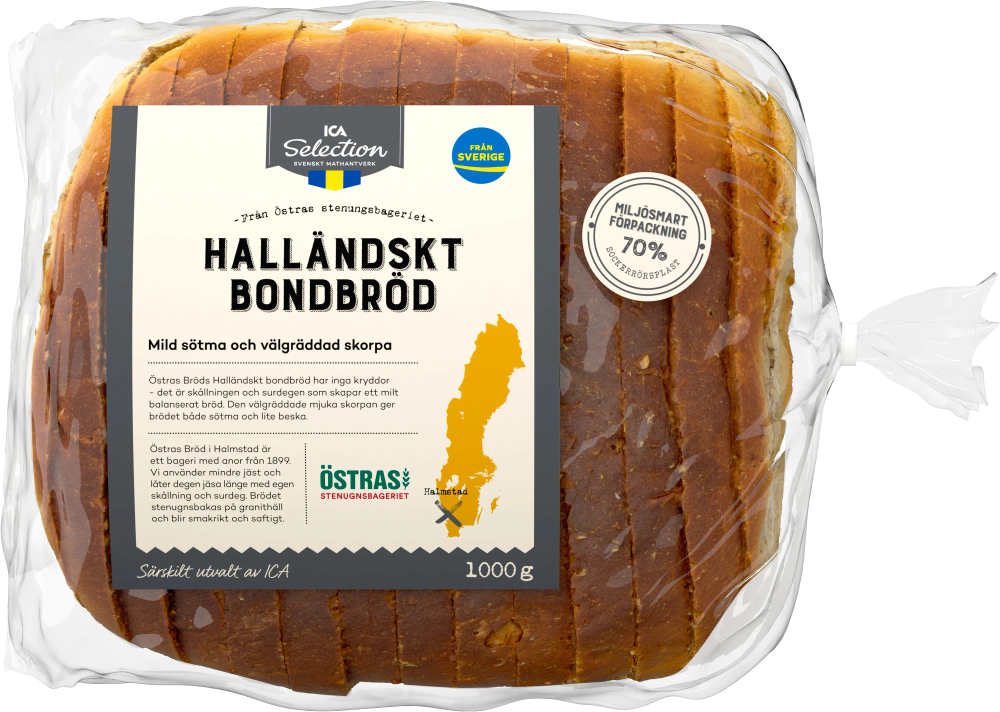 Erbjudanden på Halländskt Bondbröd 1kg (ICA Selection) från ICA Maxi Stormarknad för 25 kr