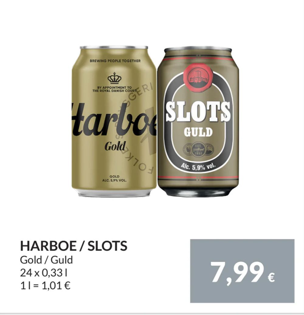 Erbjudanden på HARBOE / SLOTS från Nielsen Scan-Shop för 7,99 €