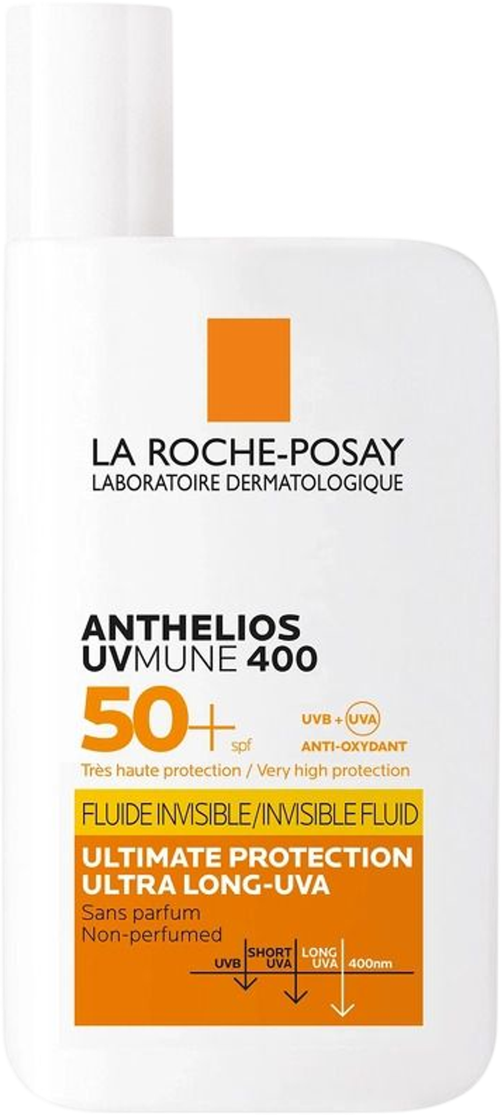 Tilbud på La Roche-Posay Anthelios UVmune 400 Invisible Fluid SPF 50+ - fra NiceHair til 200 kr.