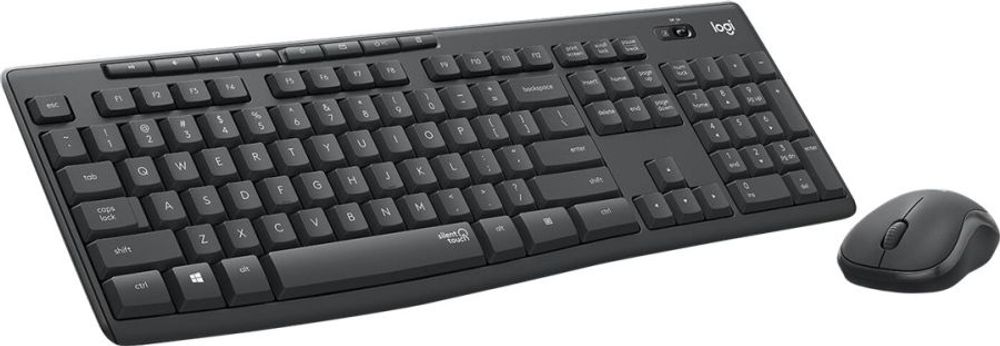 Tilbud på Logitech® | MK295 Silent - Tastatur og mus-sæt - trådløs - 2.4 GHz - Pan Nordic - grafit fra ComputerSalg til 322 kr.