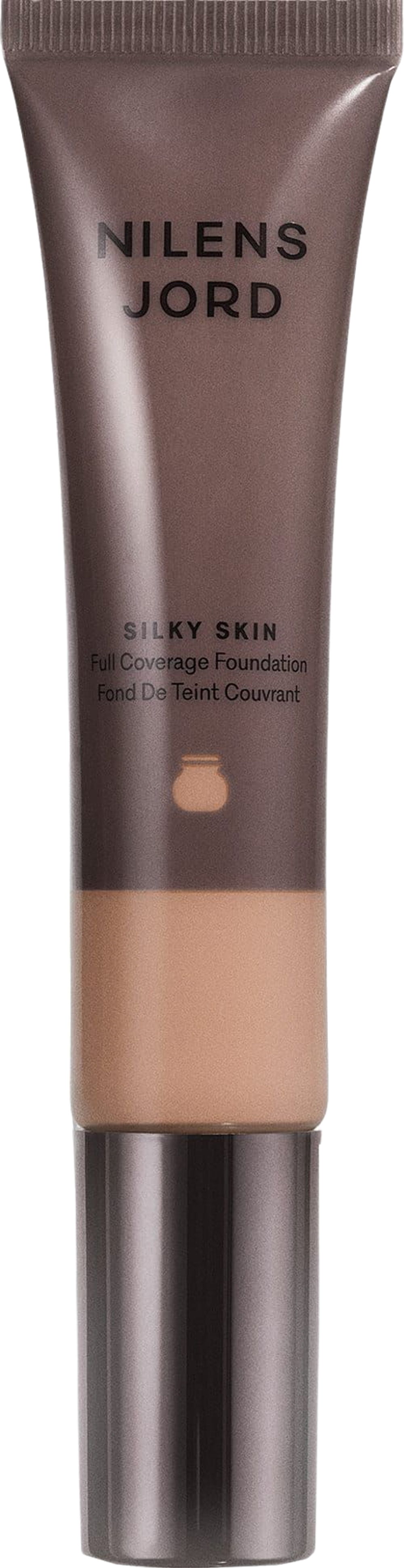 Tilbud på Nilens Jord Silky Skin Foundation fra Matas til 209,96 kr.