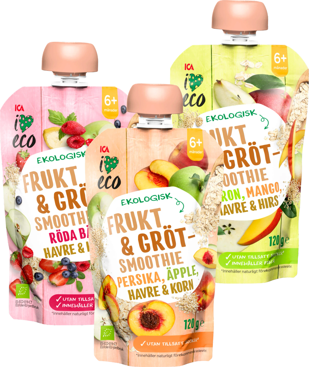 Erbjudanden på Frukt- och Grötsmoothie (ICA) från ICA Maxi Stormarknad för 24 kr