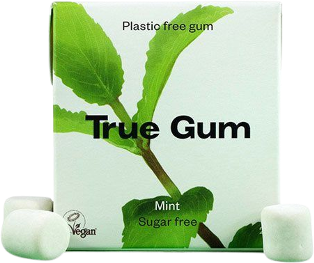 Tilbud på Tyggegummi med Mint (True Gum) fra Helsam til 17,95 kr.