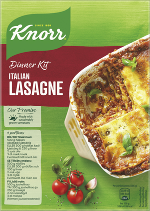 Knorr Lasagne el. Lasagnette