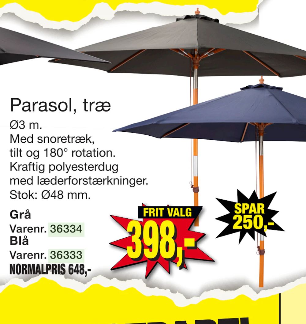 Tilbud på Parasol, træ fra Harald Nyborg til 398 kr.