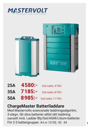 ChargeMaster Batteriladdare