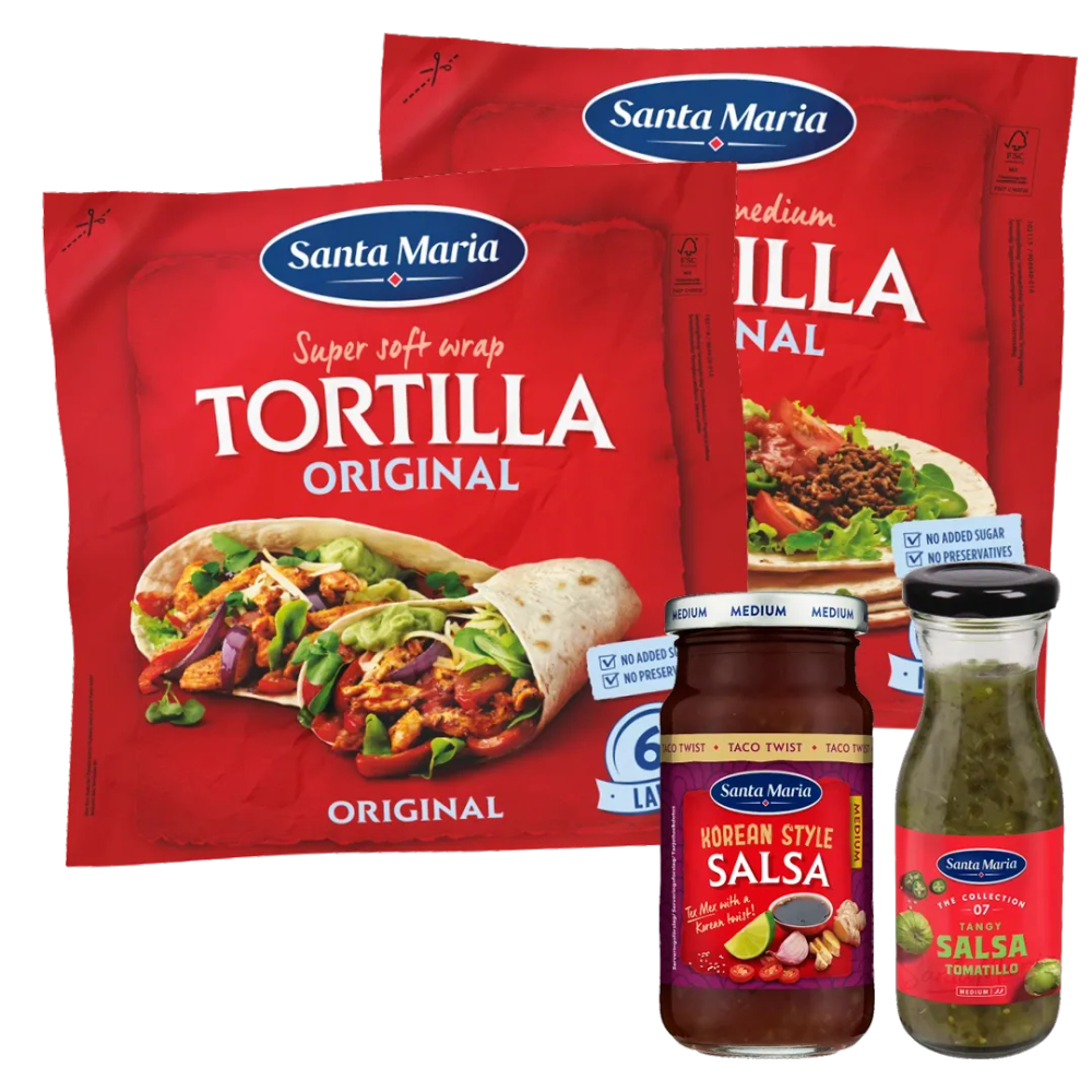 Erbjudanden på Tortillabröd, fruktsalsa (Santa Maria) från ICA Maxi Stormarknad för 69 kr