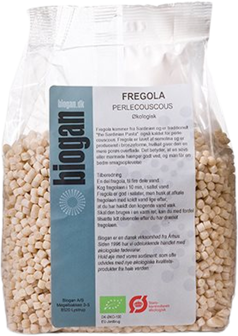 Tilbud på Fregola perlecouscous Øko (Biogan) fra Helsam til 28,95 kr.