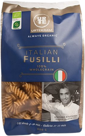 Fusilli fuldkorn (skruer) Øko (Urtekram)