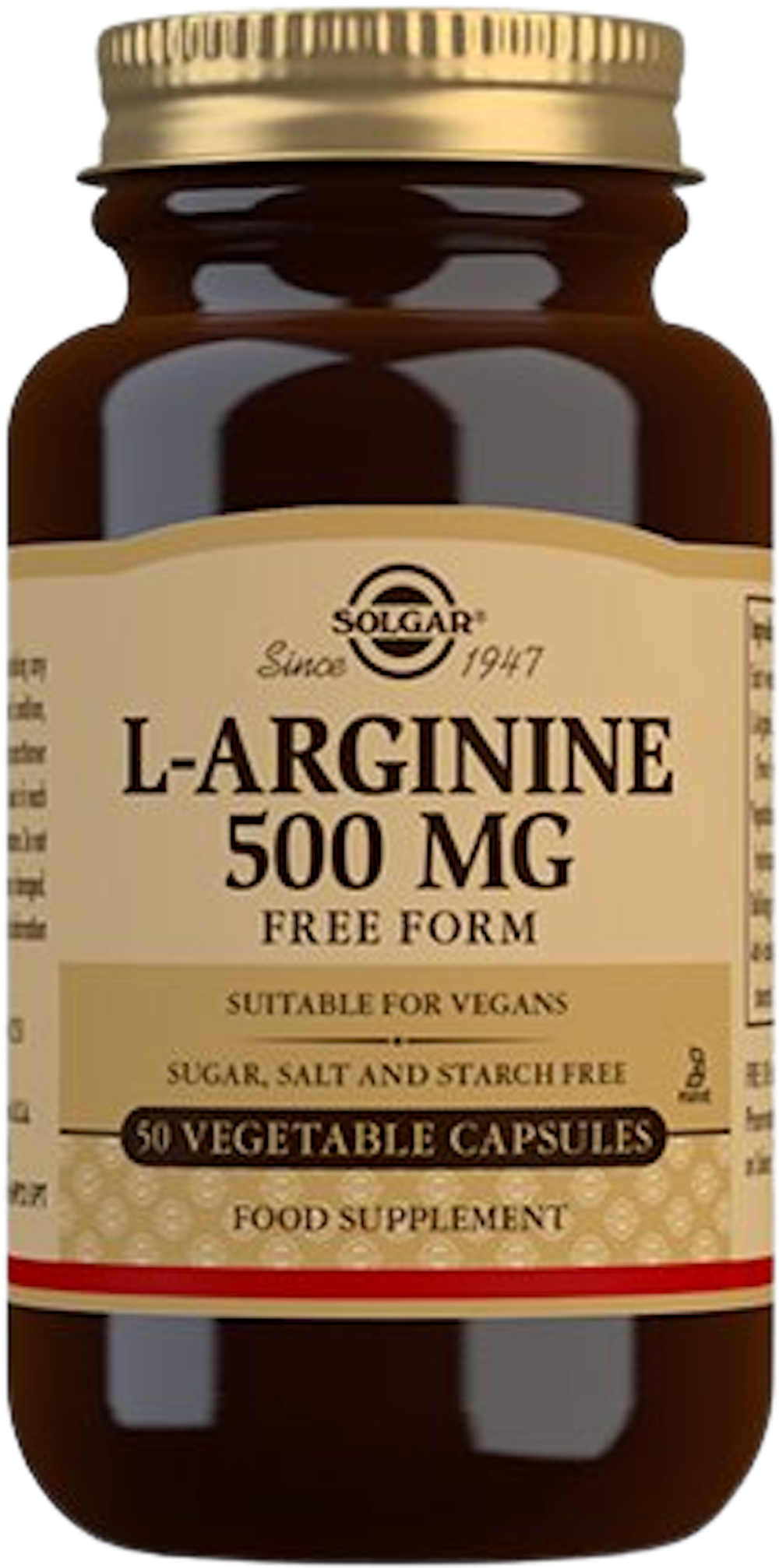 Tilbud på L-Arginin 500mg (Solgar) fra Helsam til 116 kr.