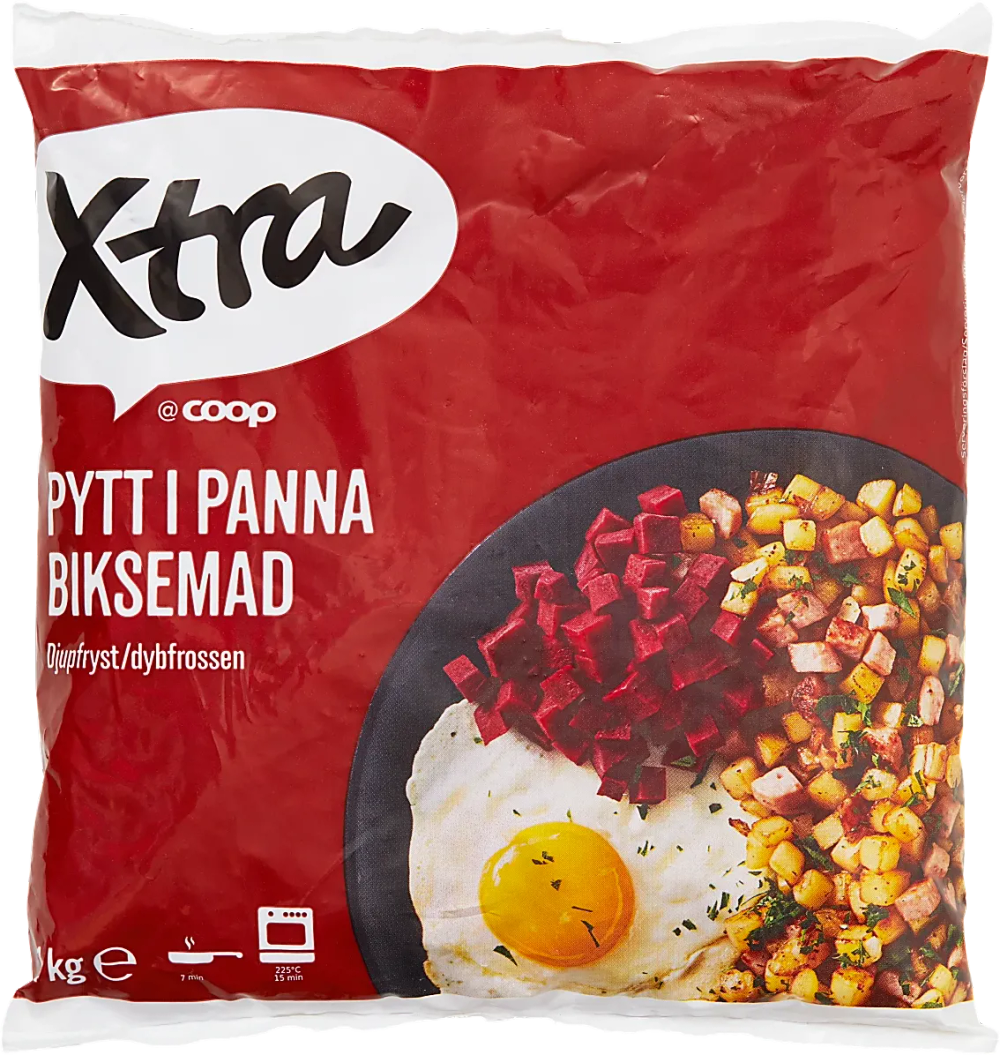 Erbjudanden på Pytt i panna (Xtra) från Coop X:-TRA för 34,90 kr