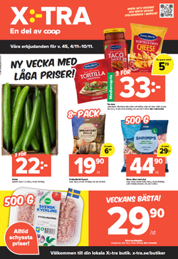 Våra priser för v. 45, 4/11–10/11.