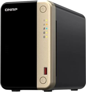 QNAP TS-264 - NAS-server - 2 bays - SATA 6Gb/s - RAID RAID 0, 1, 5, 6, 10, 50, JBOD, 60 - RAM 8 GB - 2.5 Gigabit Ethernet - iSCSI support