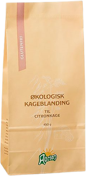 Citronkageblanding glutenfri Øko (Aurion)