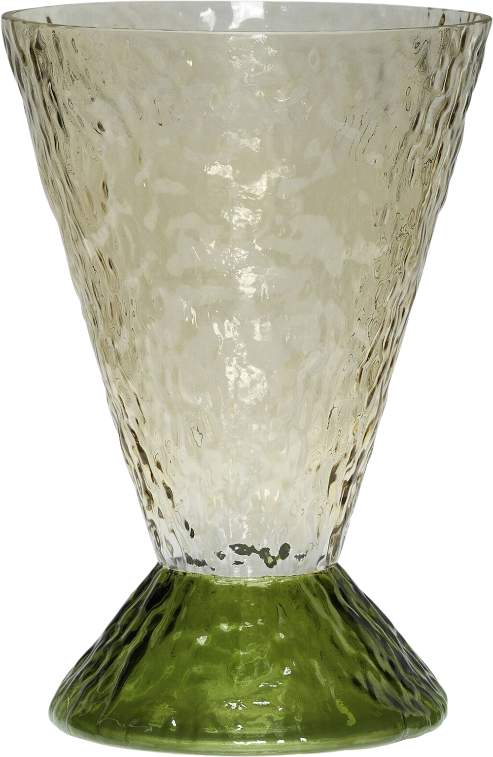 Tilbud på Abyss Vase H29 cm, Brun/Mørkegrøn (Hübsch) fra Hjem.dk til 269 kr.