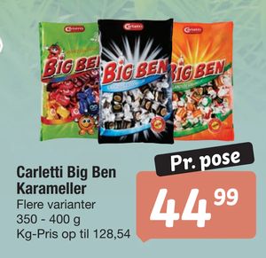 Carletti Big Ben Karameller