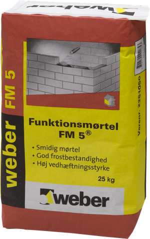 Funktionsmørtel - FM5 (Weber)