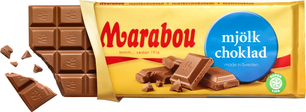 Erbjudanden på Chokladkaka Mjölkchoklad (Marabou) från ICA Nära för 1 kr