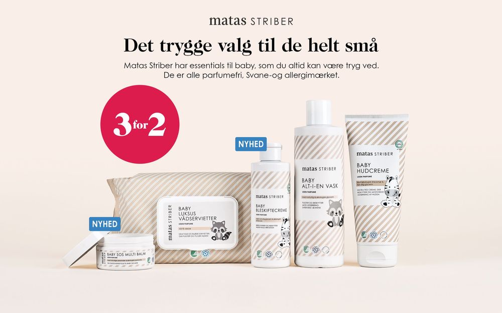 Tilbud på alle Matas BabyStriber (Matas Striber) fra Matas til 14,36 kr.