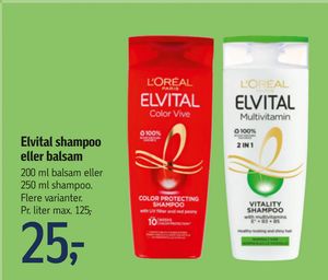 Elvital shampoo eller balsam