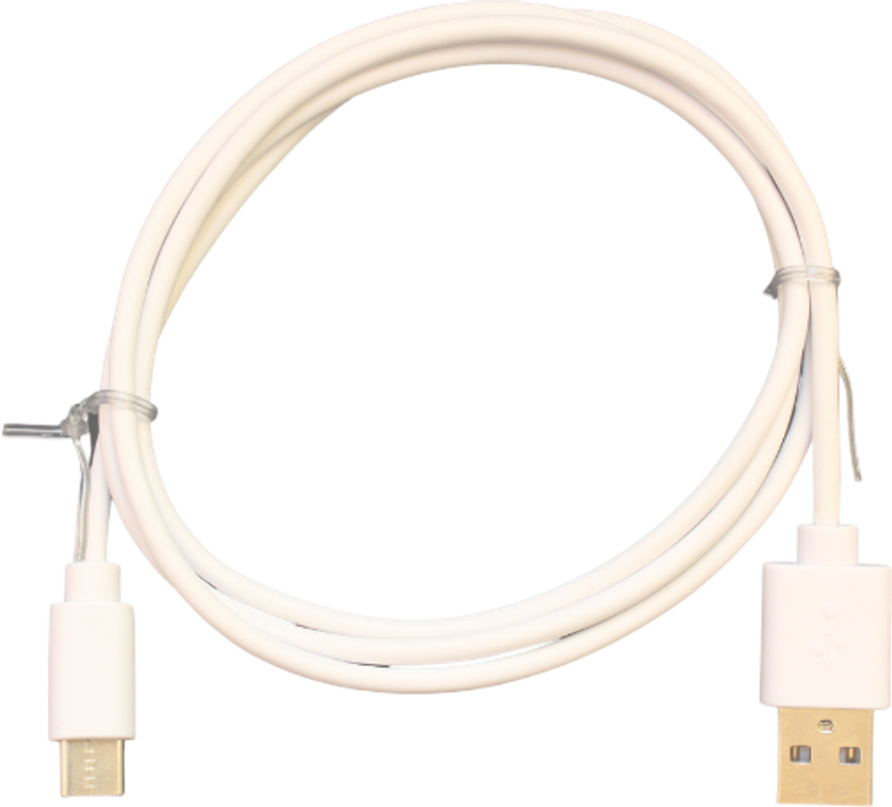 Tilbud på Opladerkabel - USB-C i Hvid (1 meter) fra Basic & More til 37 kr.