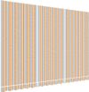 vidaXL Erstatningsduk for markise flerfarget stripe 4,5x3 m