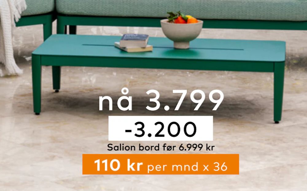 Tilbud på Salion bord fra Skeidar til 3 799 kr