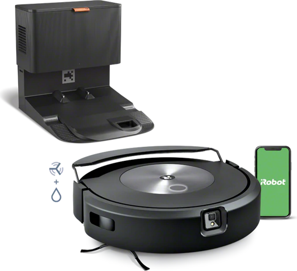 Tilbud på iRobot Roomba Combo j7+ Robotstøvsuger med gulvmoppe fra ComputerSalg til 7.499 kr.
