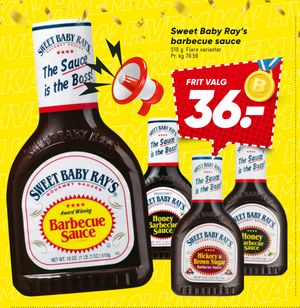 Sweet Baby Ray’s barbecue sauce