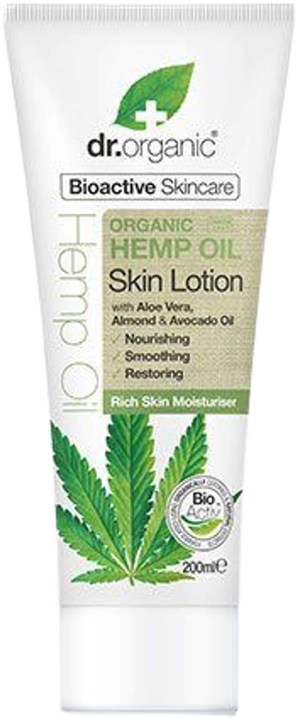 Tilbud på Skin lotion hemp oil (Dr. Organic) fra Helsam til 88 kr.