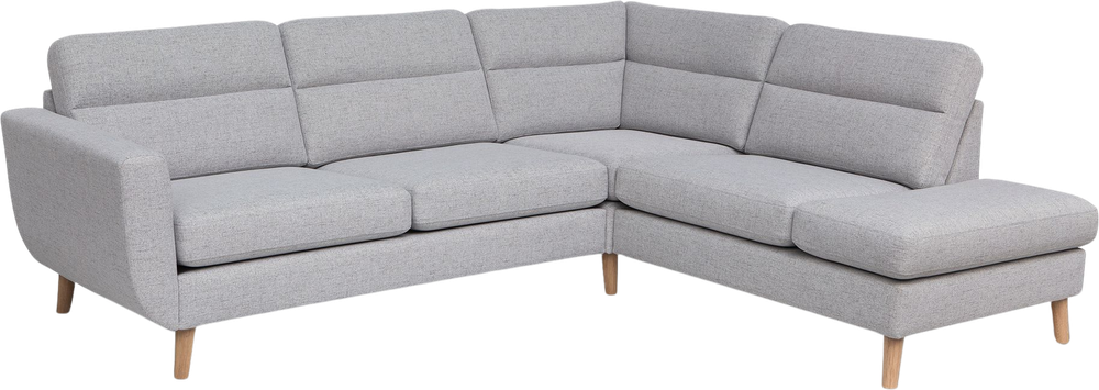 Tilbud på Arizona Hjørnesofa, Lysegrå (Højrevendt) 86 Cm 255 Cm fra My Home Møbler til 7.799 kr.