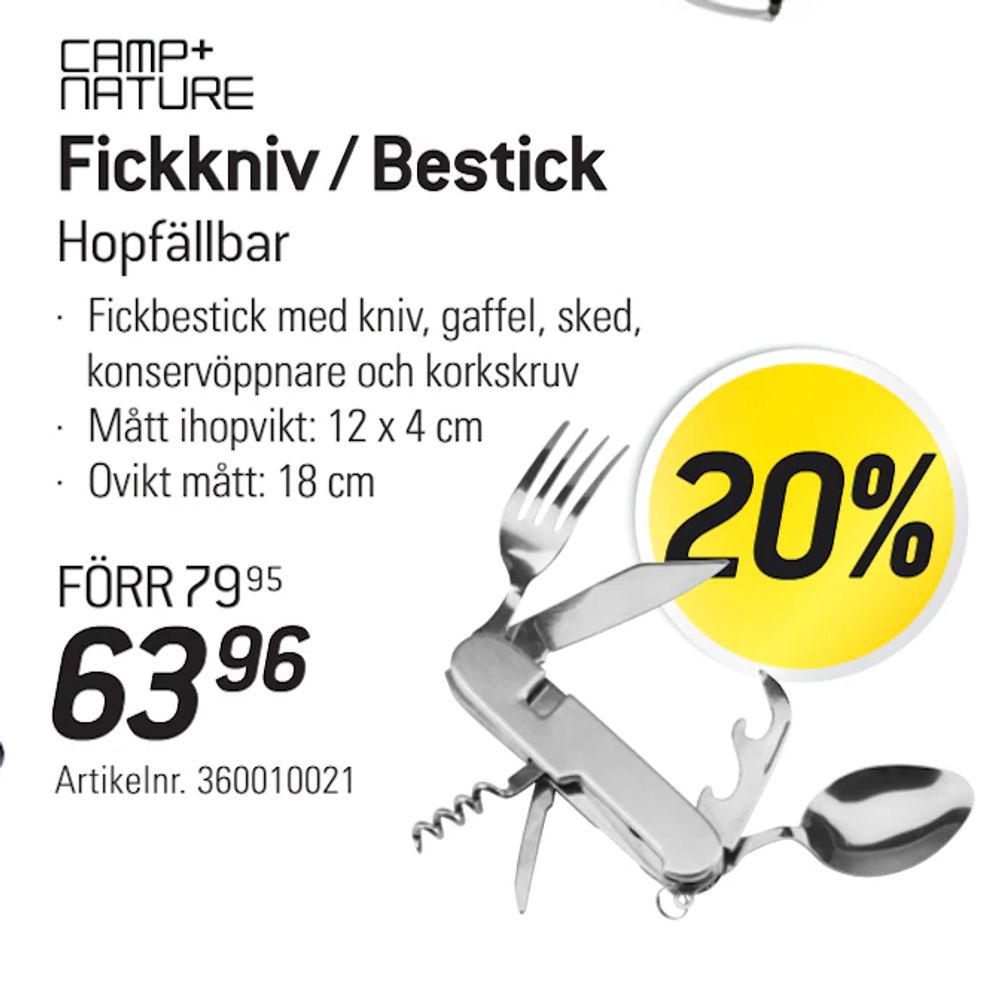 Erbjudanden på Fickkniv / Bestick från thansen för 63,96 kr