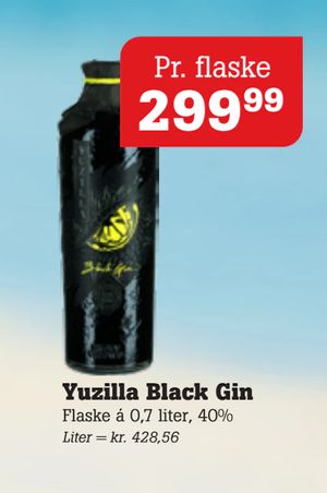Yuzilla Black Gin