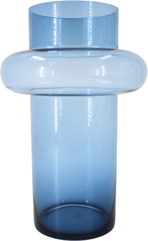 Lyngby - Tube Vase i Dark Blue (H:40cm) (Lyngby Glas)