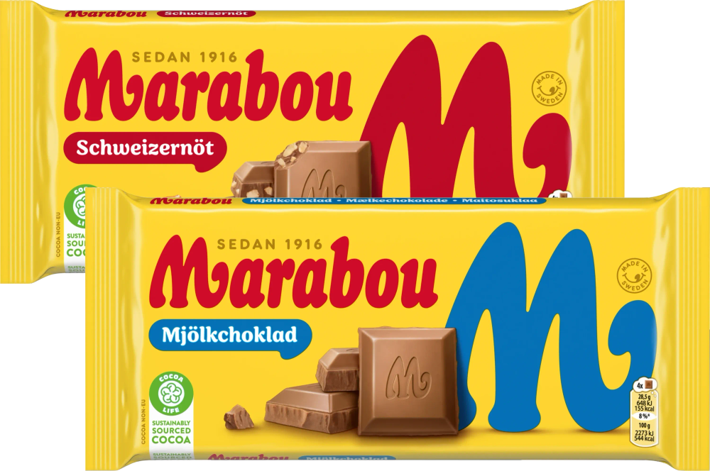 Erbjudanden på Chokladkaka (Marabou) från ICA Nära för 55 kr