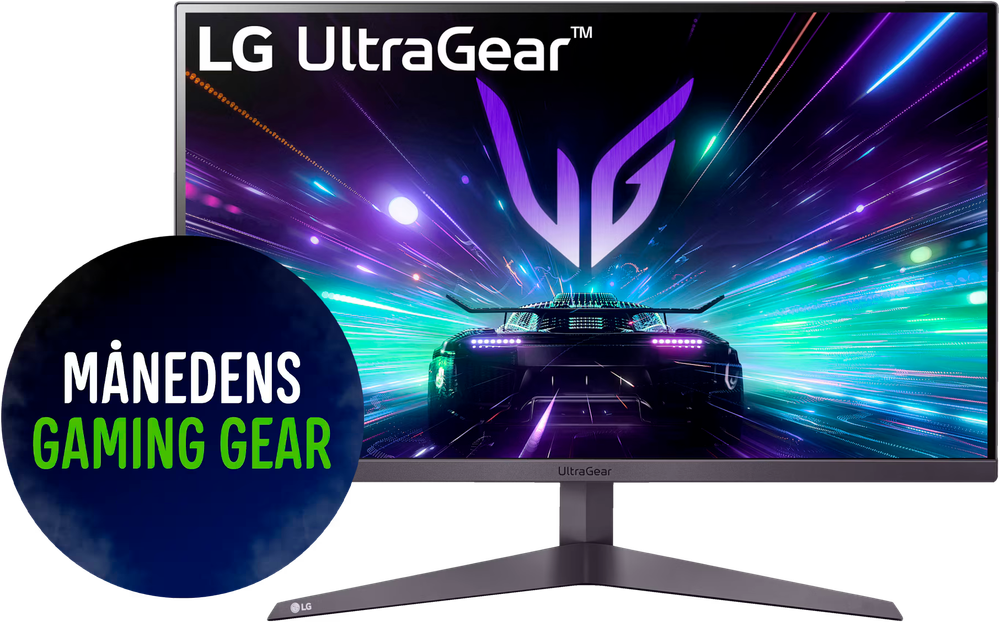 Tilbud på LG UltraGear 27GS50F 27" gaming-skærm fra Elgiganten til 999 kr.