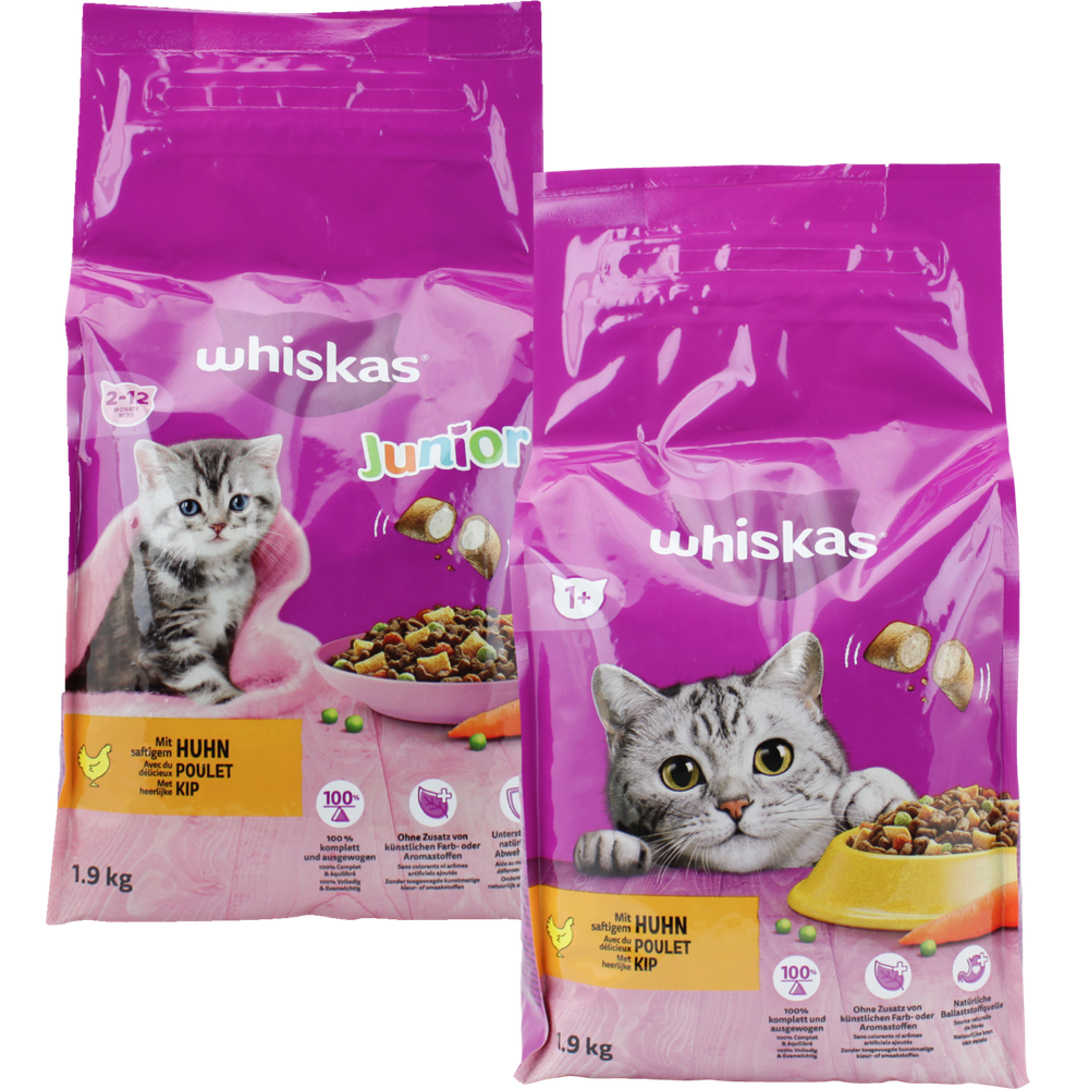 Tilbud på Whiskas Tørkost fra Fleggaard til 50 kr.