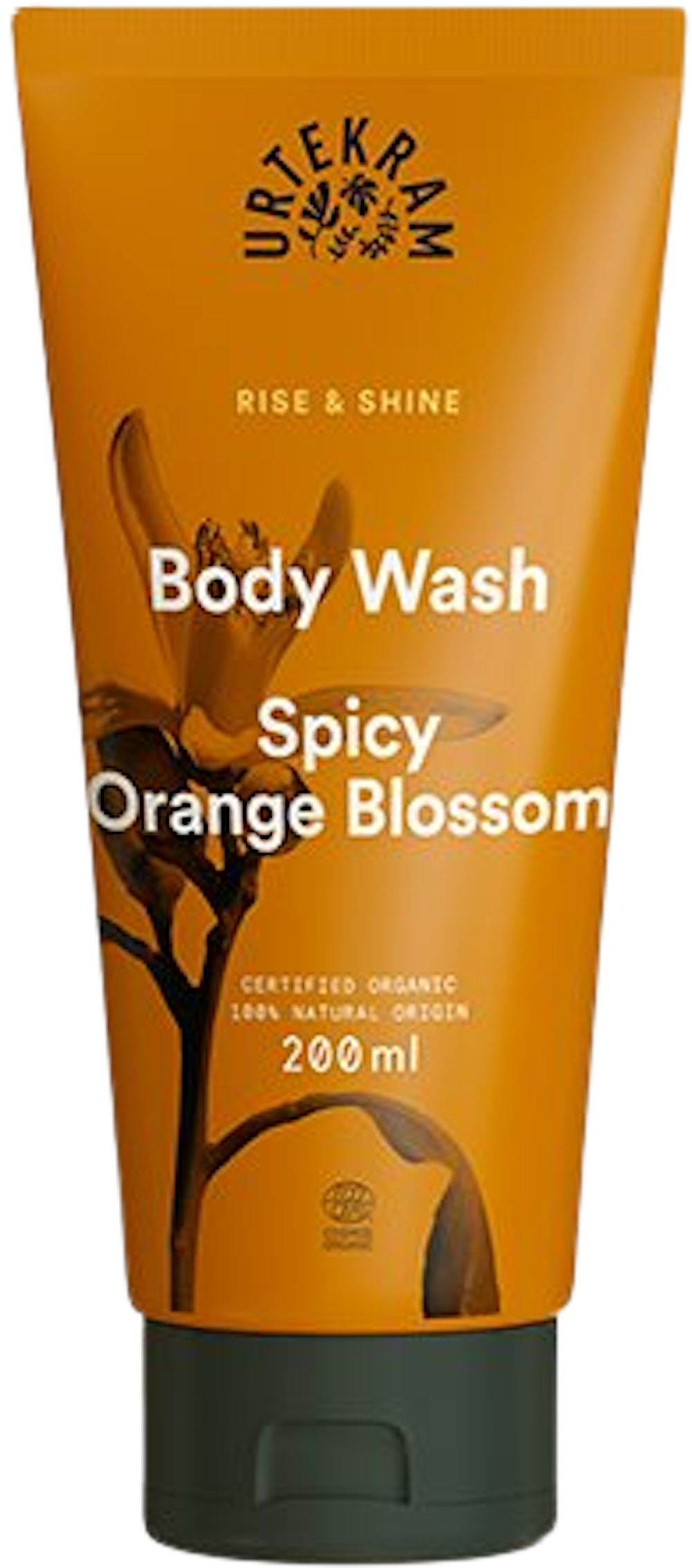 Tilbud på Body Wash Spicy Orange Blossom (Urtekram) fra Helsam til 56,95 kr.