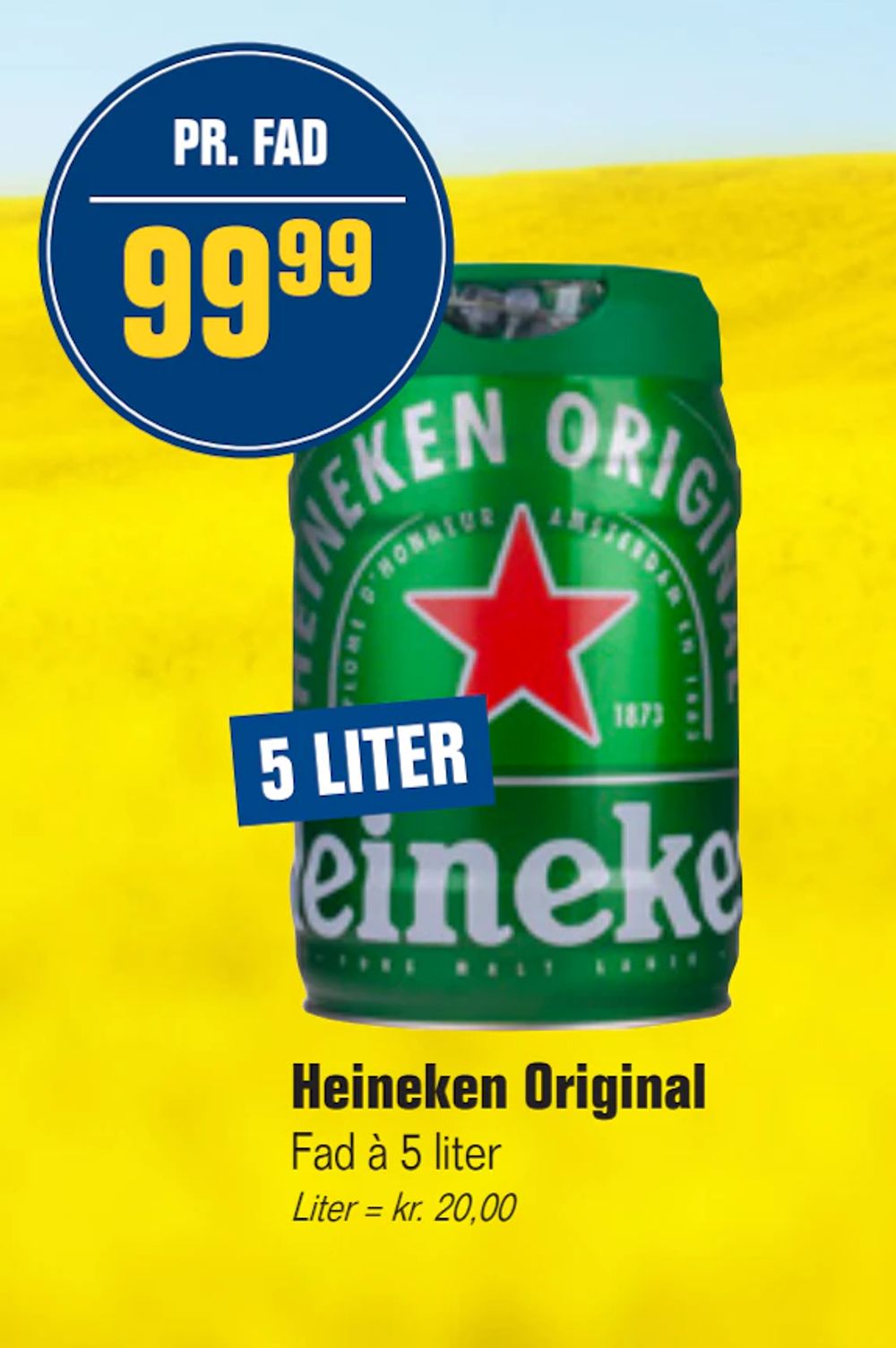 Tilbud på Heineken Original fra Otto Duborg til 99,99 kr.