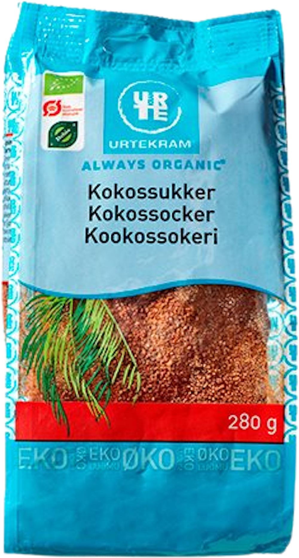 Tilbud på Kokossukker Øko (Urtekram) fra Helsam til 27,95 kr.