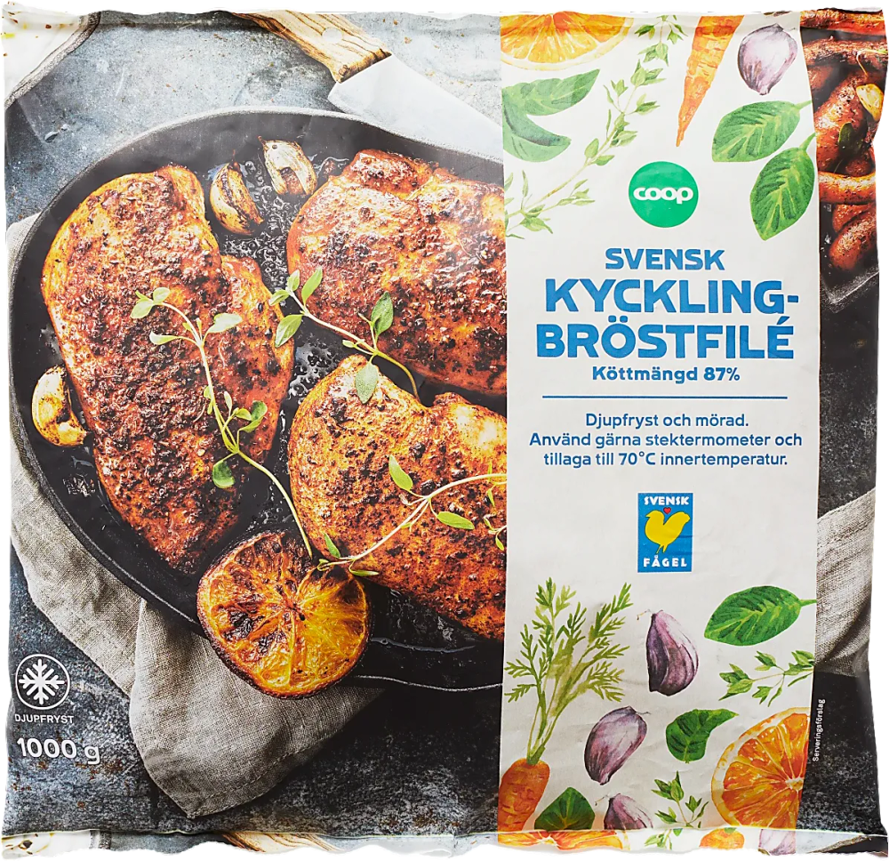 Erbjudanden på Kycklingbröstfilé (Sverige/Coop) från Coop X:-TRA för 79 kr