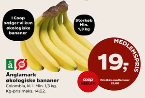 Änglamark økologiske bananer
