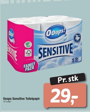 Ooops Sensitive Toiletpapir