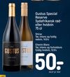 Gustus Special Reserve Sydafrikansk rød- eller hvidvin 75 cl
