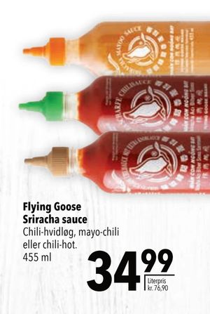 Flying Goose Sriracha sauce