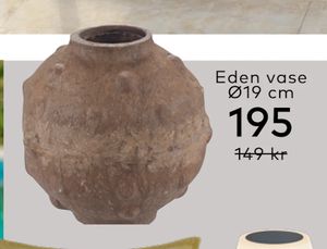 Eden vase Ø19 cm