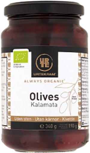 Olives kalamata u. sten Øko (Urtekram)