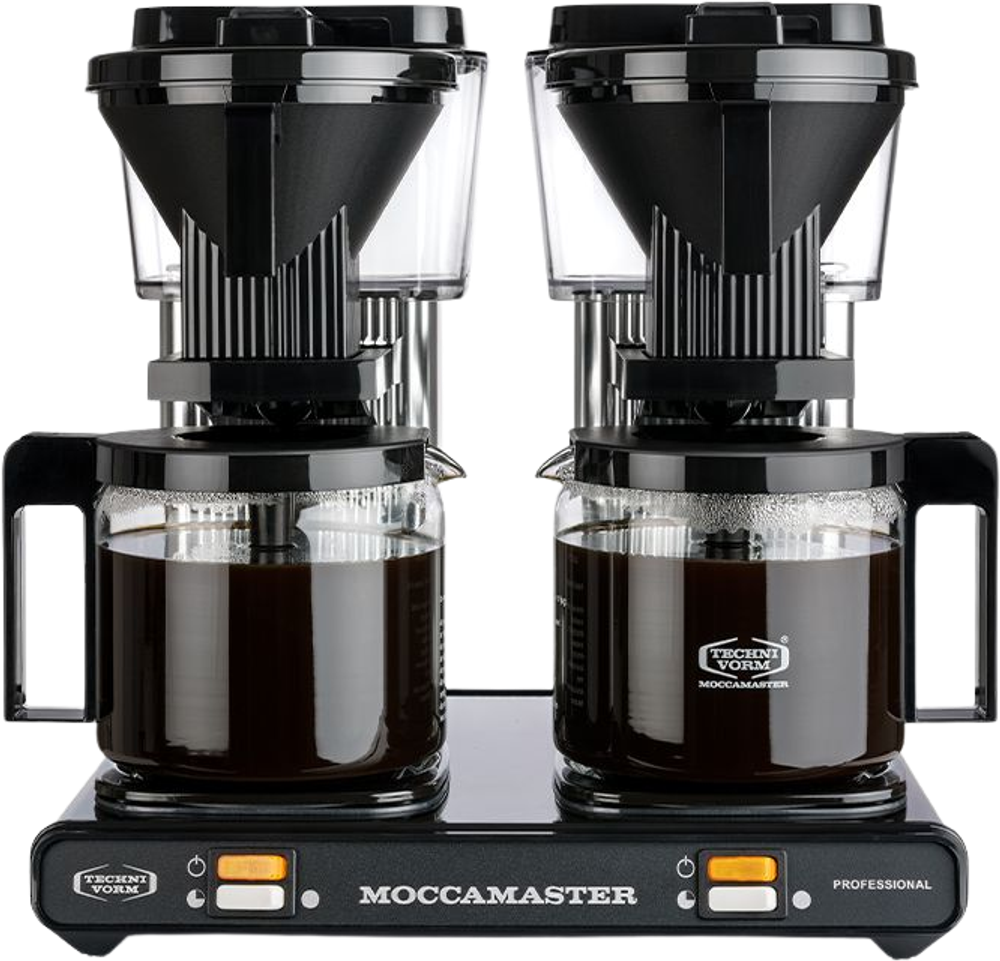 Tilbud på Moccamaster Professional double black/ silver kaffemaskine fra Kop & Kande til 5.199 kr.