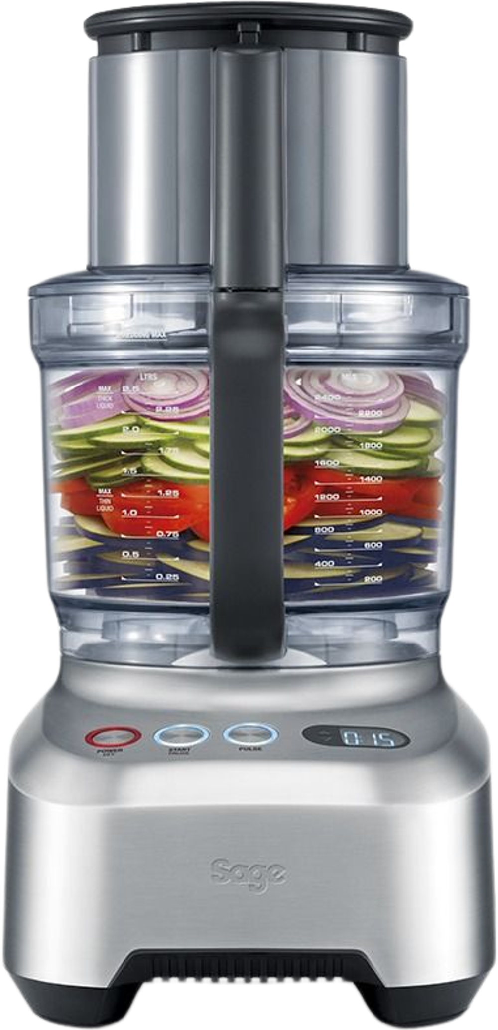 Tilbud på Sage Kitchen Wizz foodprocessor sølv (SAGE) fra Kop & Kande til 3.399 kr.